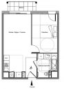 Appartement  Divonne-les-Bains  40 m² 2 pièces