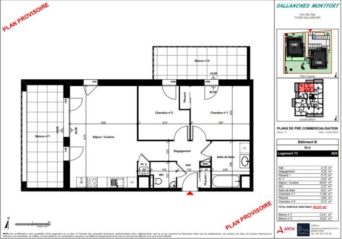 Photo Appartement T3 neuf de 63.51 m² image 4/4