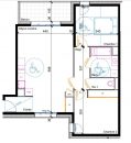  Appartement 64 m² 3 pièces Gaillard 