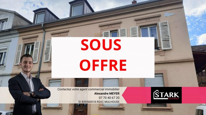 Immeuble à vendre, 224 m² - Mulhouse 68100