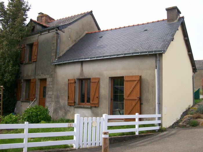 Maison mitoyenne 1 côté à vendre, 3 pièces - La Chapelle-de-Brain 35660