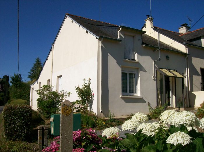 Maison mitoyenne 1 côté à vendre, 4 pièces - La Chapelle-de-Brain 35660