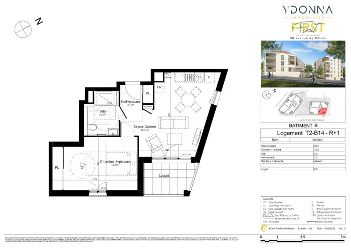 Appartement à vendre, 2 pièces - Bourg-en-Bresse 01000