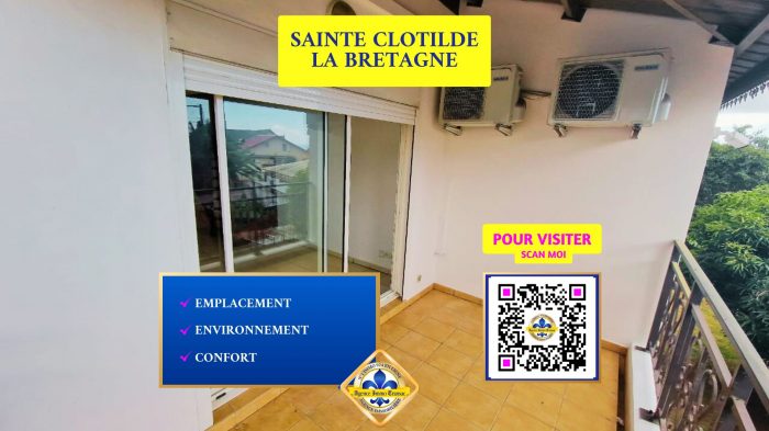 Appartement à vendre, 3 pièces - Saint-Denis 97490