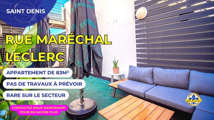 Appartement à vendre, 4 pièces - Saint-Denis 97400