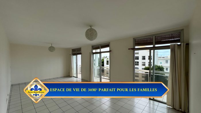 Appartement à vendre, 3 pièces - Saint-Denis 97400