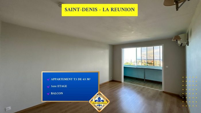 Appartement à vendre, 3 pièces - Saint-Denis 97400