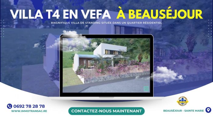 Villa à vendre, 4 pièces - Sainte-Marie 97438