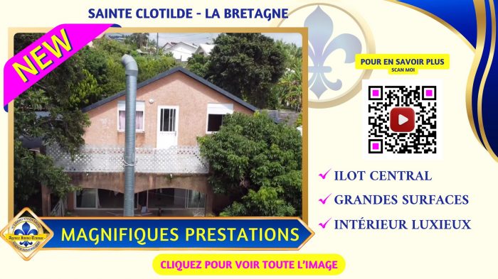 Photo Magnifique rapport qualité prix pour une maison Spacieuse avec Vue Mer à Vendre à La Bretagne Sainte-Clotilde image 1/18