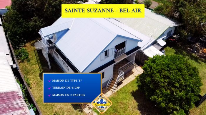 Maison individuelle à vendre, 7 pièces - Sainte-Suzanne 97441