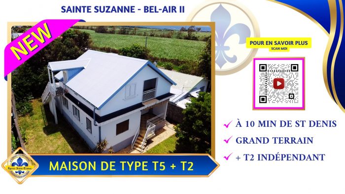 Maison individuelle à vendre, 7 pièces - Sainte-Suzanne 97441