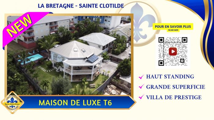 Villa à vendre, 6 pièces - Saint-Denis 97490