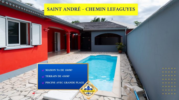 Maison à vendre, 6 pièces - Saint-André 97440