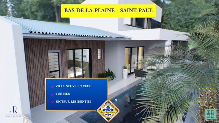 Villa à vendre, 4 pièces - Saint-Paul 97411