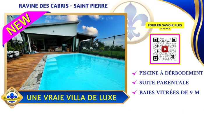 Villa à vendre, 6 pièces - Saint-Pierre 97410