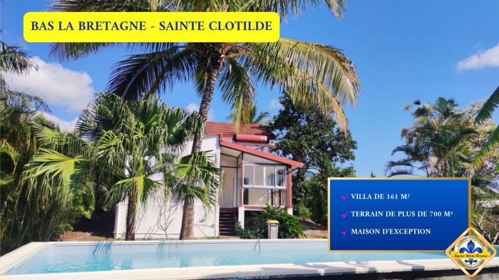 Villa à vendre, 5 pièces - Saint-Denis 97490