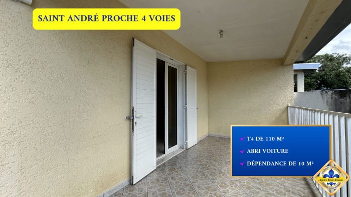Maison à vendre, 4 pièces - Saint-André 97440