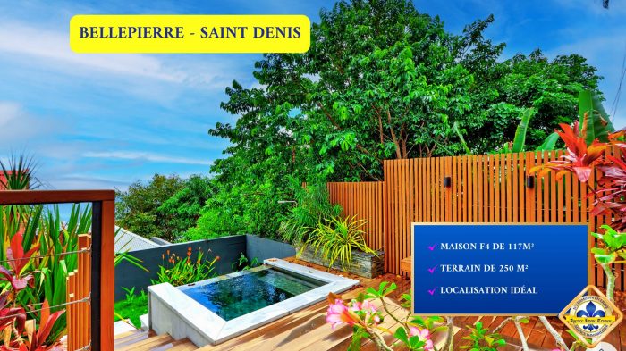 Maison contemporaine à vendre, 4 pièces - Saint-Denis 97400