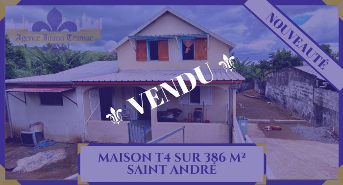 Maison ancienne à vendre, 5 pièces - Saint-André 97440