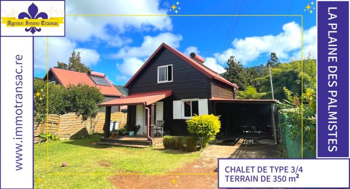 Chalet à vendre, 4 pièces - La Plaine-des-Palmistes 97431