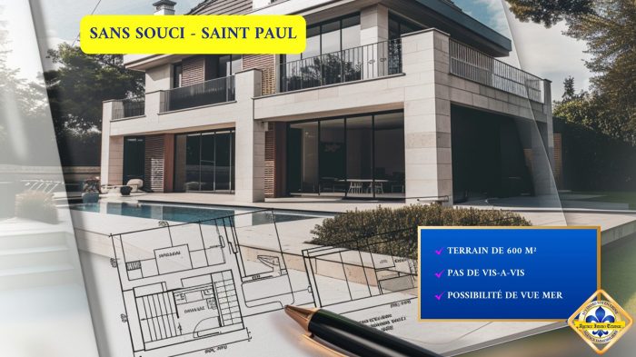 Terrain constructible à vendre, 600 m² - Saint-Paul 97411
