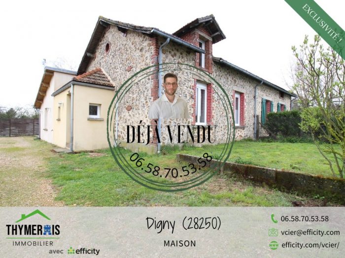 Maison ancienne à vendre, 3 pièces - Digny 28250