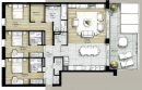 Appartement 140 m² 4 pièces Marcq-en-Baroeul Secteur Marcq-Wasquehal-Mouvaux 