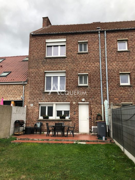 Maison mitoyenne 2 côtés à louer, 5 pièces - Courrières 62710