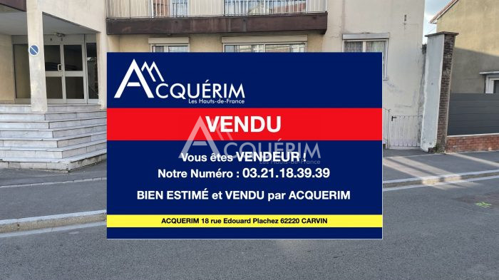 Appartement à vendre, 2 pièces - Carvin 62220