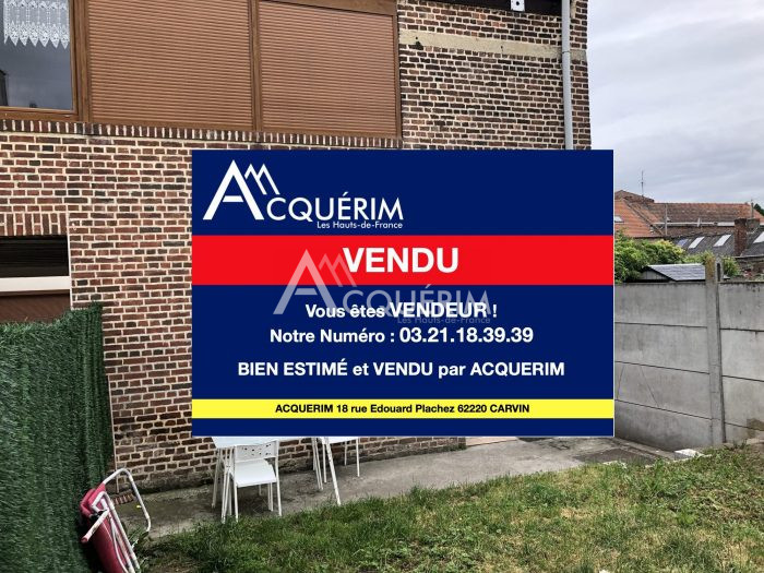 Appartement à vendre, 2 pièces - Carvin 62220