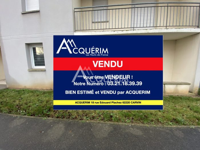 Appartement à vendre, 2 pièces - Harnes 62440