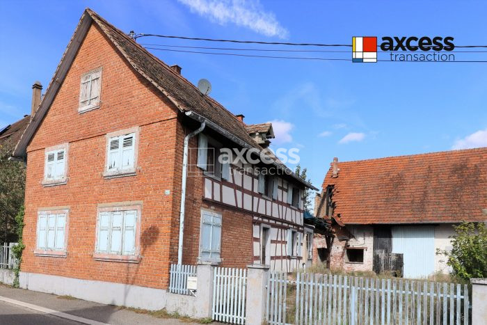 Maison ancienne à vendre, 6 pièces - Oberhoffen-sur-Moder 67240