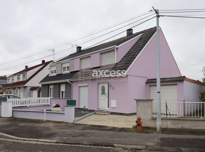 Maison mitoyenne 1 côté à vendre, 4 pièces - Bischwiller 67240