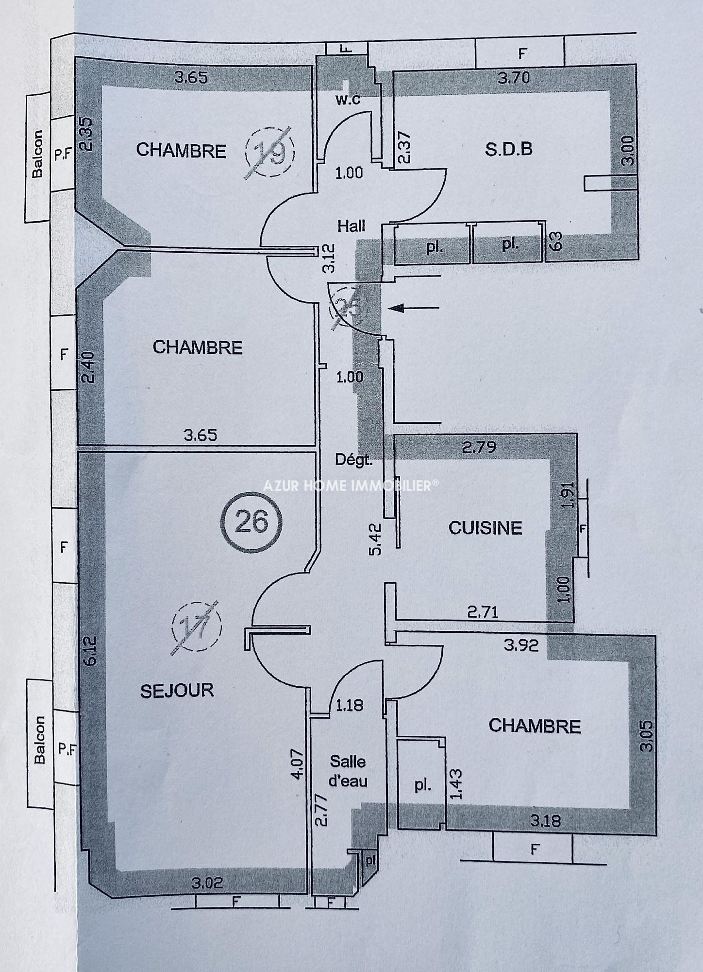 Vente Appartement 89m² 4 Pièces à Saint-Raphaël (83700) - Azur Home Immobilier