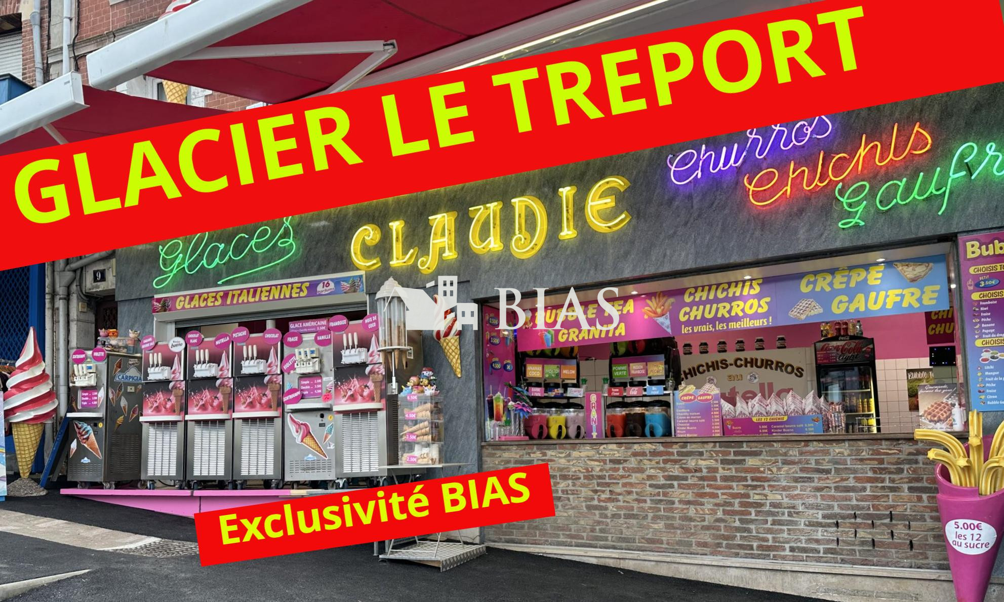 A vendre Fonds de commerce 90m² Le Tréport