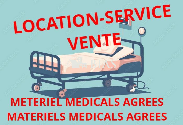 LOCATION, SERVICE et VENTE de MATERIEL Médical pour professionnels et particuliers