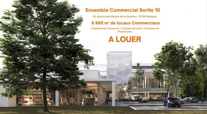 Local commercial à louer, 1017 m² - Mérignac 33700