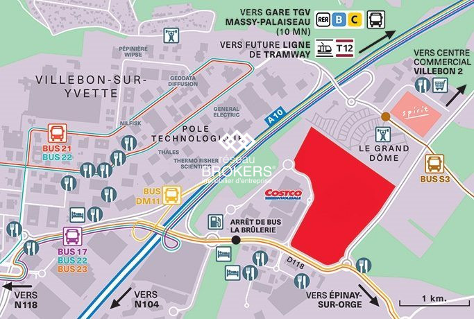 Entrepôt à louer, 986 m² - Villebon-sur-Yvette 91140