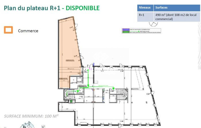 Bureau à louer, 2513 m² - Annecy 74370
