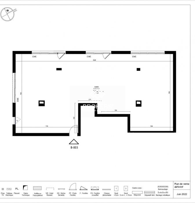 Bureau à vendre, 160 m² - Montpellier 34000