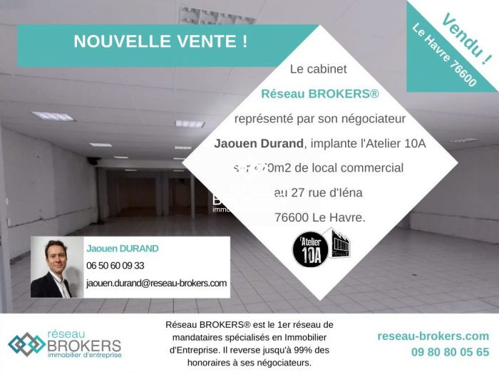 Local commercial à vendre, 470 m² - Le Havre 76600