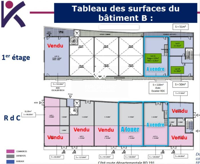 Local commercial à vendre, 126 m² - Fontenay-le-Vicomte 91540