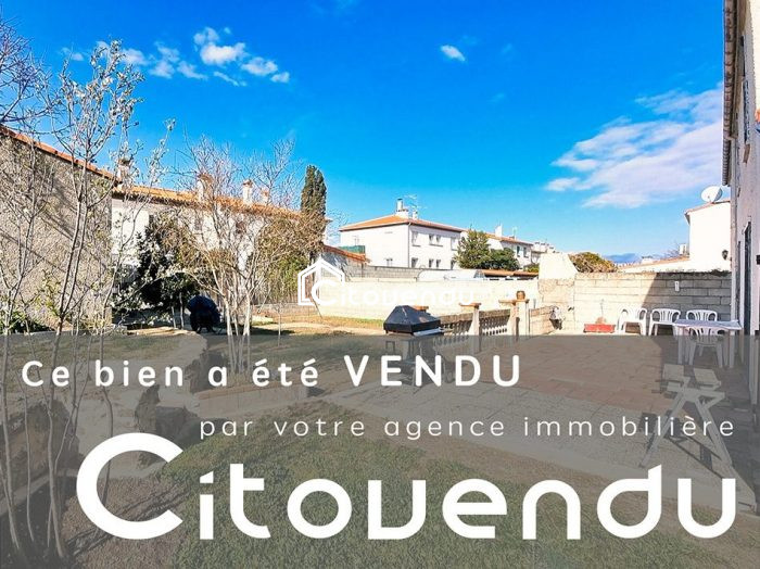 Maison mitoyenne 1 côté à vendre, 6 pièces - Le Boulou 66160