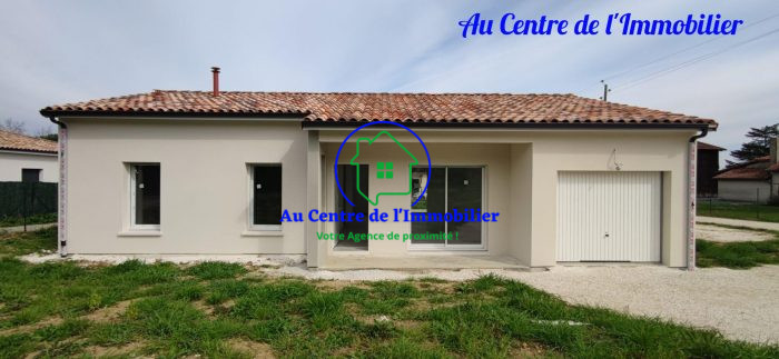 Maison plain-pied à vendre, 4 pièces - Sainte-Colombe-en-Bruilhois 47310