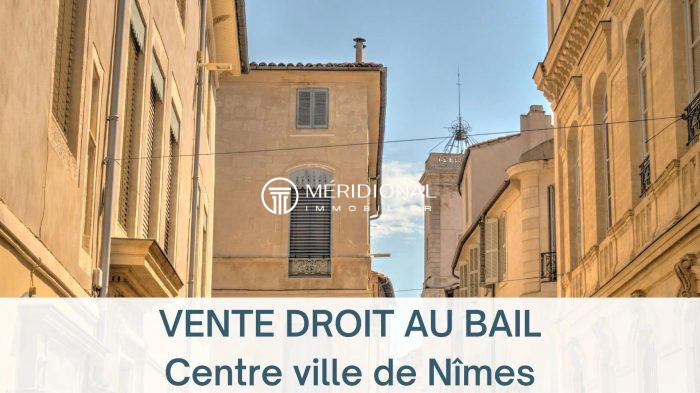 DROIT AU BAIL : Centre ville de Nîmes - Écusson