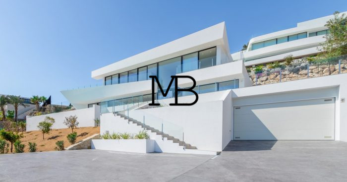 Photo Nouvelle villa moderne en construction de designer exclusive avec vue panoramique sur la mer Méditerranée à Racó de Galeno (Benissa), Costa Blanca. Avec 560 m² construits, ascenseur. image 5/41