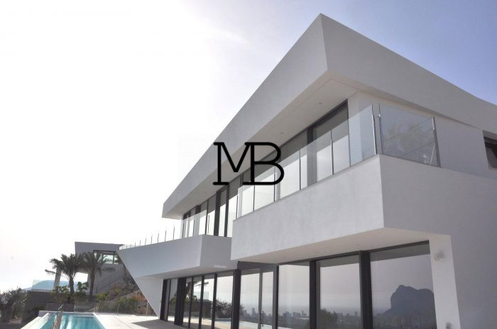 Photo Nouvelle villa moderne en construction de designer exclusive avec vue panoramique sur la mer Méditerranée à Racó de Galeno (Benissa), Costa Blanca. Avec 560 m² construits, ascenseur. image 10/41