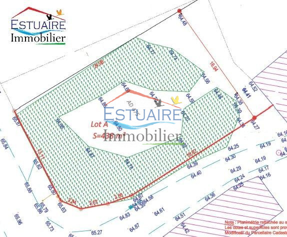 Terrain constructible à vendre, 438 m² - Vay 44170