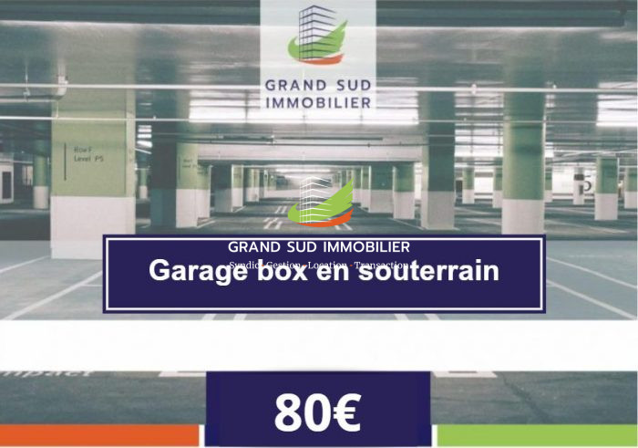 Garage Box en sous sol, Bourrassol 31300 : 80€ CC