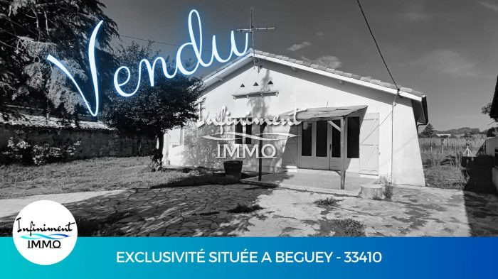Maison individuelle à vendre, 6 pièces - Béguey 33410
